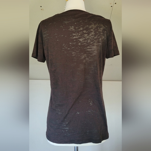 Next Level Burnout Tee | Womens Charcoal Grey Tshirt Shirt XL - Picture 4 of 6